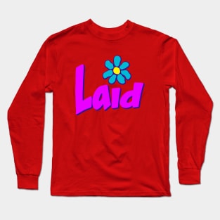 PURPLE LAID Long Sleeve T-Shirt